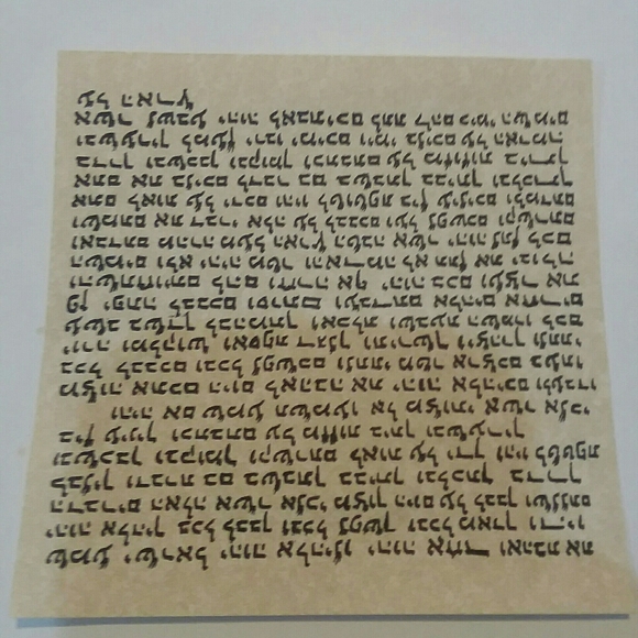 Hand Painted Mezuzah including scroll - Picture 3 of 3